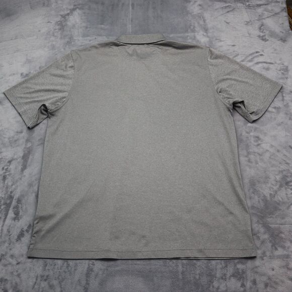 Greg Norman Shirt Mens L Gray Slit Chest Button Short Sleeve Collared Top - Picture 16 of 16